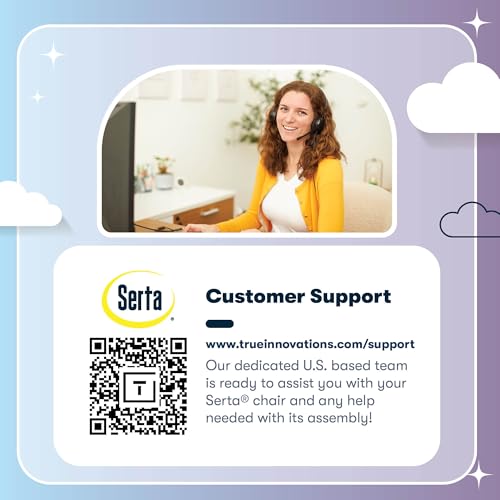 Serta Essential Armless TaskChair, Small Desk Chairs with Wheels, Breathable Mesh Back and Faux Leather, Quality Foam Cushion Seat for Comfort, Minimal Design for Vanity Table, Black Serta