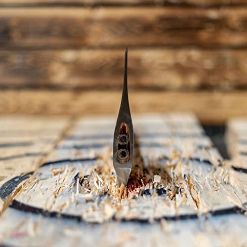 King of Diamonds Throwing Axe: World Axe Throwing League Premium Competition Throwing Axe, WATL Throwing Hatchet with Round Hickory Wooden Handle (Round Handle) WATL