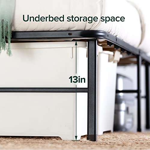 Zinus Essential SmartBase Metal Bed Frame with Sustainable Bamboo Slats - No Box Spring Required, Easy Assembly, Full Size Zinus