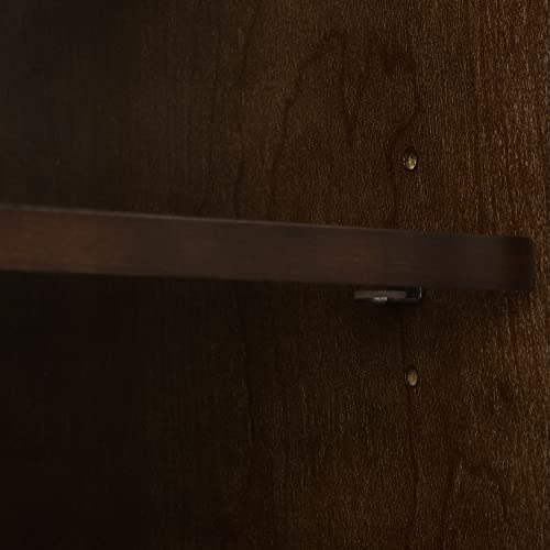 Crosley Furniture Asher Record Player Stand with Storage for Vinyl Records, Dark Brown Crosley Furniture