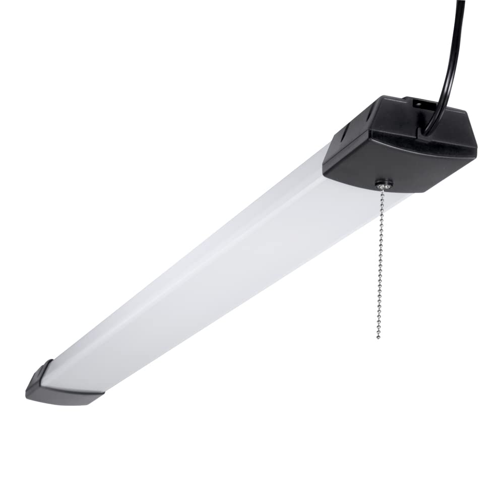 Metalux SHP 4 ft. 128-Watt Equivalent, 10000 Lumens Integrated LED, White Shop Light, 4000K CCT Metalux
