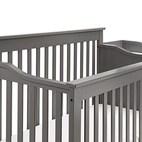 DaVinci Piedmont 4-in-1 Convertible Crib and Changer Combo in Slate DaVinci