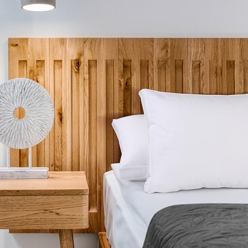 Utopia Bedding Bed Pillows for Sleeping Queen Size (White), Set of 2, Soft & Fluffy Pillow with Down Alternative Filling, Cooling, Hotel Quality, Gusseted Pillow for Back, Stomach or Side Sleepers Utopia Bedding