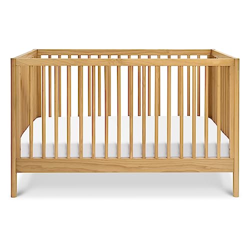 DaVinci Birdie 3-in-1 Convertible Crib, Honey, Easy Assemble, Greenguard Gold Certified DaVinci