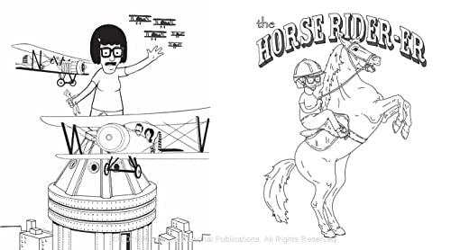 The Official Bob's Burgers Coloring Book vegamile