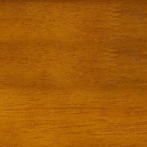 Walker Edison 6 Person Mid Century Modern Wood Hairpin Rectangle Dining Room Kitchen Table Set Dining Chairs, 60 Inch, Brown Walker Edison