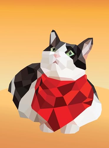 Paint by Sticker: Cats: Create 12 Stunning Images One Sticker at a Time! Workman