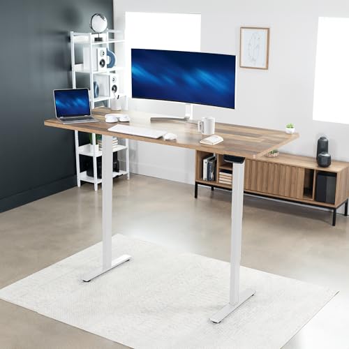 VIVO Reclaimed Wood Universal 71 x 30 inch Solid One-Piece Table Top for Standard and Sit to Stand Height Adjustable Home and Office Desk Frames, DESK-TOP71P VIVO