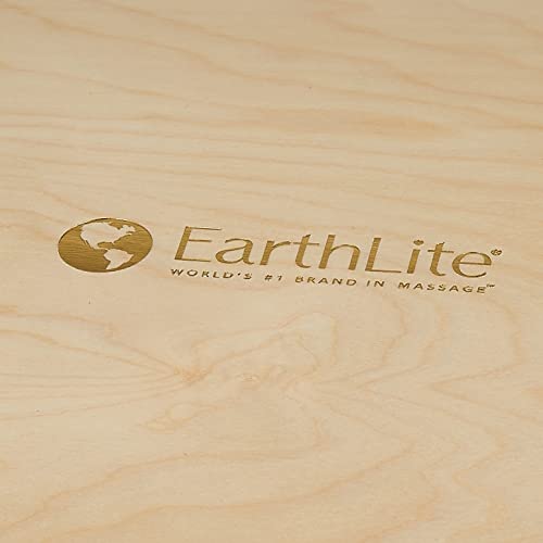 EARTHLITE Wooden Step Stool - 4'' High, Large Surface, Strong & Stable Bed Step, Foot Stool, Massage Step-Up Earthlite