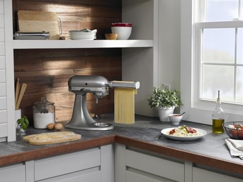 KitchenAid KSMPRA Stand Mixer Attachment Pasta Roller & Cutter, 3-Piece Set, Stainless Steel KitchenAid
