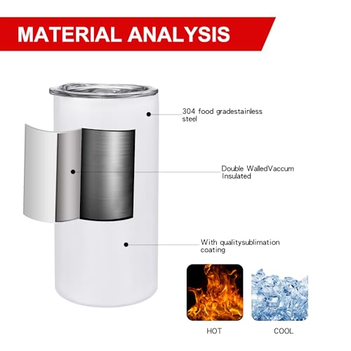 JYLJINGYULI 4 pack 12 oz Sublimation Tumblers Blanks, 12oz Sublimation Tumbler Cups Blank Bulk, Straight Skinny Insulated Cup Stainless Steel Water Bottle with Lid and Straw for Craft DIY JYLJINGYULI