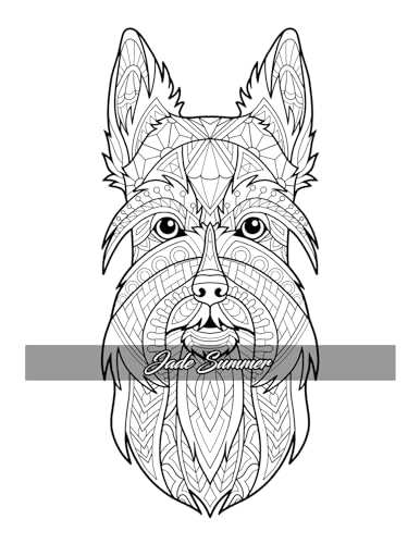 Amazing Dogs Coloring Book: Beautiful Dogs, Adorable Puppies, and Relaxing Designs for Adults and Teens WoodArtSupply