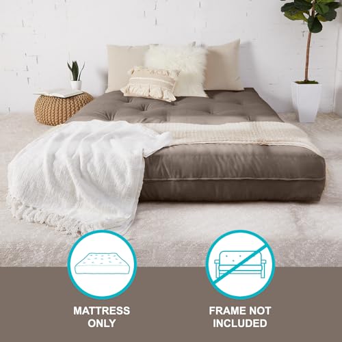 Mozaic Full Size 12-inch Futon Mattress, Polyester, Medium Mozaic
