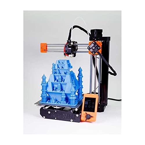 Original Prusa Mini+ Semi Assembled FDM 3D Printer, Filament Sensor Included, Fun to Assemble, Removable Print Sheets, Filament Sample Included, Print Size 7×7×7 in. Original Prusa