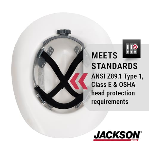 Jackson Safety Cowboy Hard Hat - Western Outlaw Style Construction Helmet with Full Brim Sun Shade - ANSI Z89.1 & OSHA Compliant - (Multiple Colors) JACKSON SAFETY