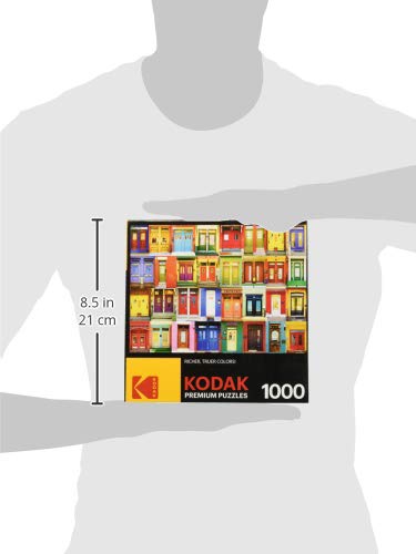 RoseArt - Kodak Premium - Colorful Montreal Doors - 1000 Piece Jigsaw Puzzle for Adults RoseArt