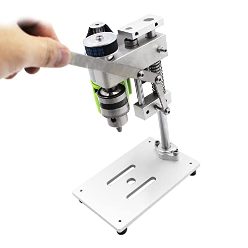 Mini Drill Press, Weytoll 24V Mini Bench Drill, Benchtop Drill Press, Portable Precision Drilling Machine, 7-Speed Low Noise Desktop Drilling Machine for Handicraft DIY Jewelry Making Metal Weytoll