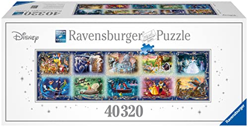 Ravensburger Memorable Disney Moments Jigsaw Puzzle - World's Largest Disney Puzzle | 40,320 Precision-Cut Pieces | Perfect Family Fun Activity | Ideal Gift for Disney Enthusiasts Ravensburger