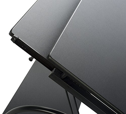 OneSpace Stanton Desk with Pullout Keyboard Tray Computer, Black OneSpace