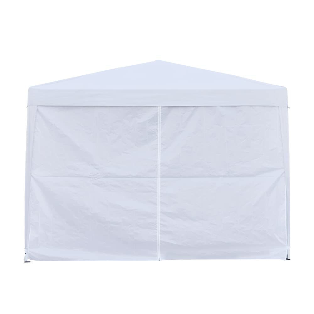 Panana Pop Up Gazebo 10''x10'' Waterproof Outdoor Garden Marquee Awning Party Tent Canopy and Carry Bag 3 X 3m (White) Panana