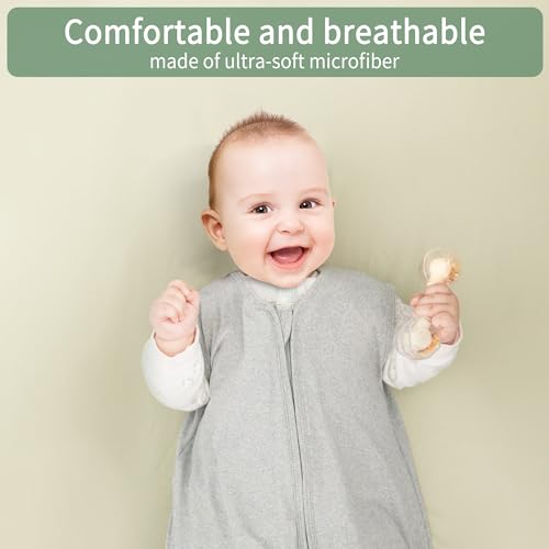 GUNTAIL Baby Crib Sheets for Boys Girls, 2 Pack Fitted Crib Sheet for Standard Crib and Toddler Mattress, Soft Microfiber Baby Sheet 52x28x8in (Brown & Green) GUNTAIL
