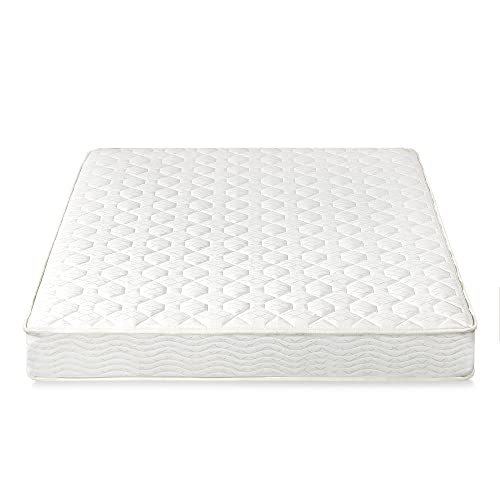 Best Price Mattress 8 Inch Tight Top Innerspring Hybrid Mattress - Comfort Foam Top with Bonnell Spring Base, Full White Best Price Mattress