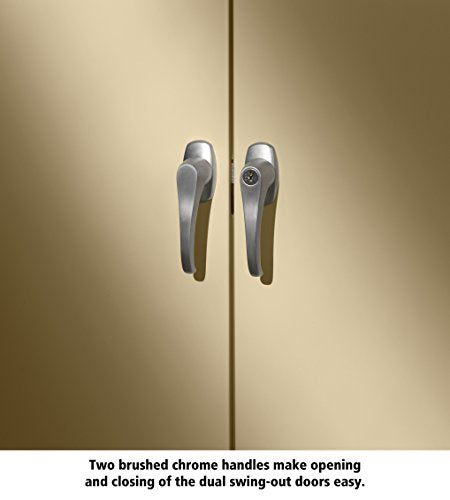 Tennsco J2478SU Heavy Gauge Steel Jumbo Storage Cabinet, 5 Shelves, 400 lbs Capacity per Shelf, 48" Width x 78" Height x 24" Depth, Putty Tennsco