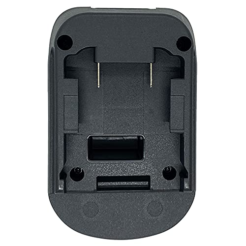 Battery Adapter for Makita 18V Lithium-Ion Cordless Tools, Convert for Milwaukee M18 18V or Dewalt 18V 20V Lithium Battery to Makita 18-volt BL1830 BL1850 LXT Battery Converter, w/ USB Charge Port QINIZX