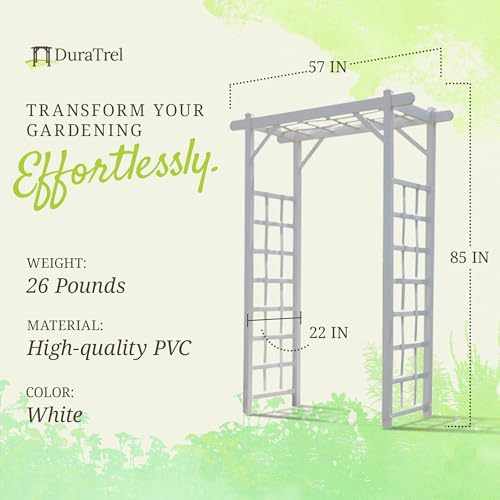 Dura-Trel 11199 Elmwood Arbor, White DuraTrel