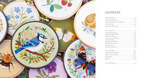 Paint with Thread: In the Garden: A step-by-step guide to embroidery WoodArtSupply