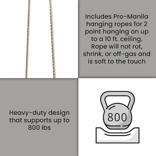 Malvern Twin Wood Porch Swing Bed in Dark Walnut Stain, Amish Handcrafted Daybed Style Swing Amish Casual