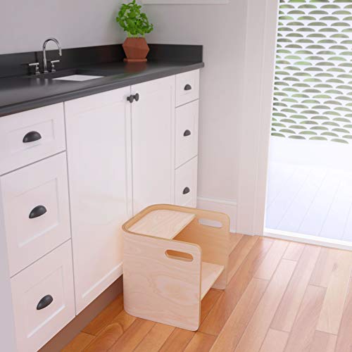 ECR4Kids Bentwood Multipurpose Cube Chair, Kids Furniture, Natural ECR4Kids