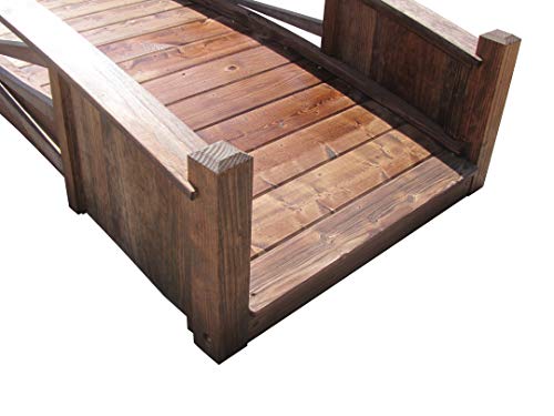 SamsGazebos Sunburst Garden Bridge 8 ft SamsGazebos