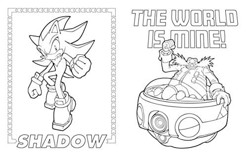 Sonic the Hedgehog: The Official Coloring Book WoodArtSupply