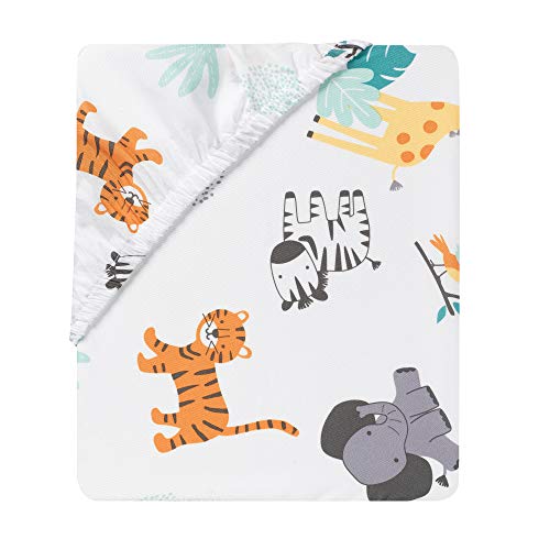 Bedtime Originals Mighty Jungle 3Piece Crib Bedding Set, Multicolor (283003V) Bedtime Originals