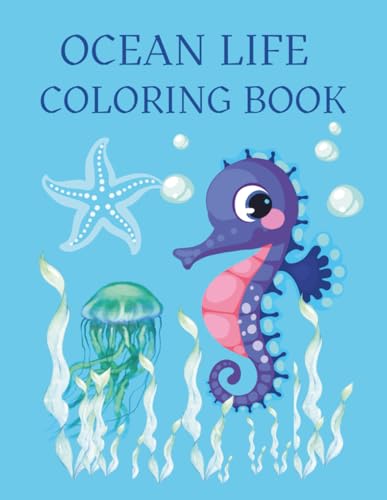 Ocean Life Coloring Book WoodArtSupply