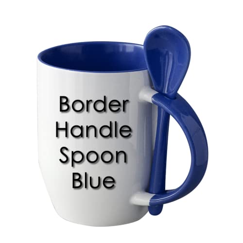 Generic, 12pcs Sublimation 12oz Coffee Mugs With Spoons Blanks, 6 Color to Choose From, Black, Blue, Brown, Orange, Pink, and Yellow. Generic