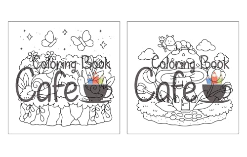 Tiny Gardens: Cute & Comfy Coloring Book for Adults and Teens Featuring Adorable Garden Scenes (Cute and Comfy Coloring Books) WoodArtSupply