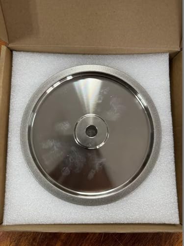 UF-SHARP CBN Grinding Wheel 6 inch 1/2 Arbor 320 Grit, 6" Dia X 1" Wide for Sharpening Woodturning Tools、High Speed Steel Tools(320 Grit) UF-SHARP