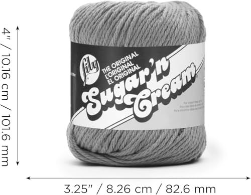 Lily Sugar 'N Cream The Original Ombre Yarn, 2oz, Gauge 4 Medium, 100% Cotton, Painted Desert - Machine Wash & Dry Lily