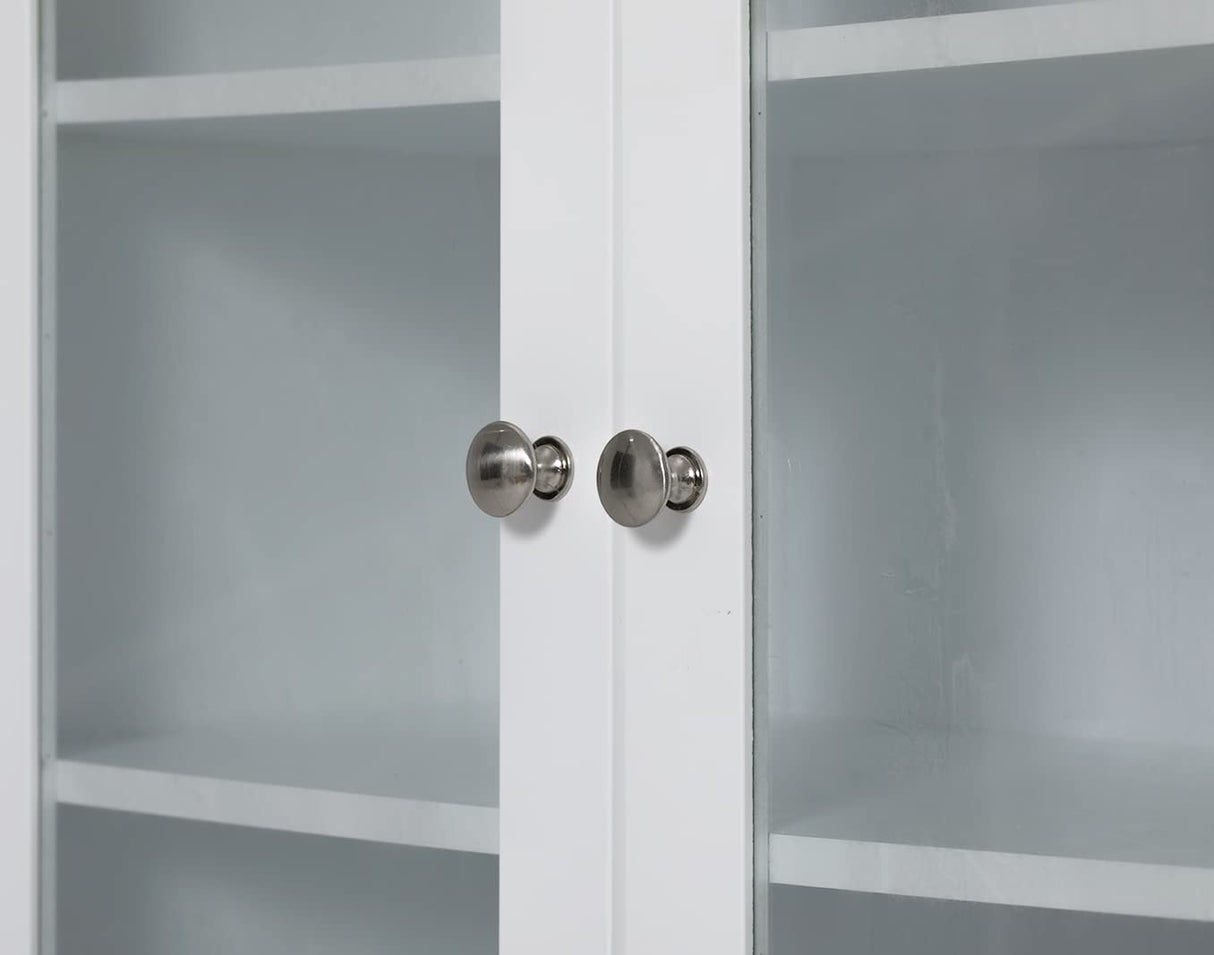 Bathroom Storage Cabinet with Drawers, 67" Tall Floor Linen Cabinet with Doors and Shelves, Freestanding Bathroom Towel Cabinet Organizer, White Accent Cupboard for Bathroom Kitchen Living Room Gitua