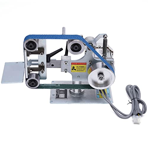 Abrasive Belt Machine 30'' x 1'' DIY Desktop Belt Sander Vertical Horizontal Belt Polisher Sharpener Grinder with Brushless Motor 550W Fixed Angle LIANDU-US