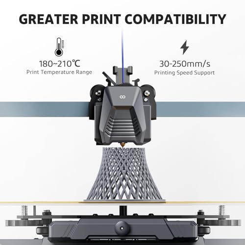 ELEGOO PLA PRO Filament 1.75mm Black 1KG, 30-250mm/s Printing Speed Improved Rigidity 3D Printer Filament Dimensional Accuracy +/- 0.02mm, 1kg Spool (2.2lbs) ELEGOO