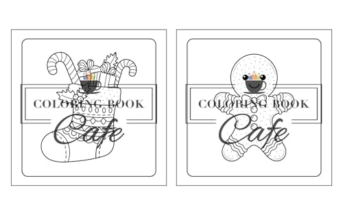 Cute Christmas: Bold and Easy Coloring Book for Adults and Teens Featuring Adorable Christmas Designs for Stress Relief and Relaxation WoodArtSupply