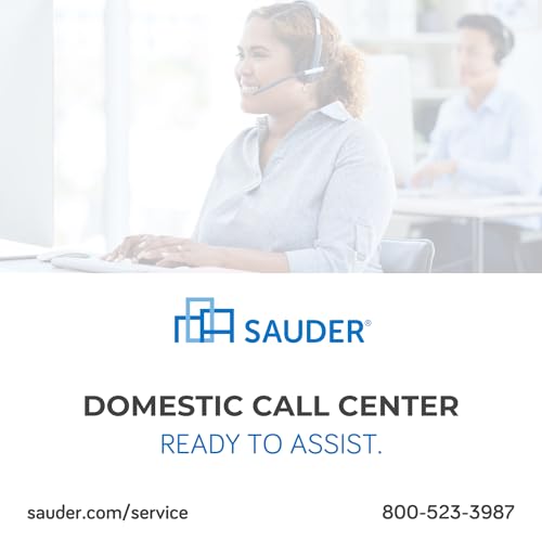 Sauder International Lux Bookcase/ book shelf, Satin Gold finish Sauder