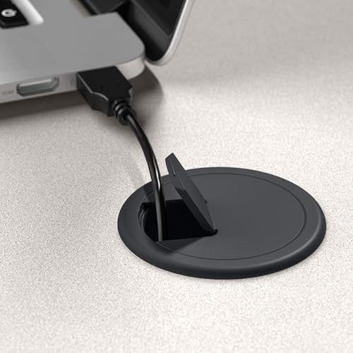 Bush Business Furniture Series A 36W Small Desk in White Spectrum and Slate, Compact Computer Table for Home or Professional Office Bush Business Furniture