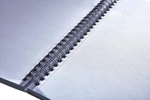 KINGART Mixed Media Paper Pad, 11×14″, 60 Perforated Sheets, 98 lb/160 GSM Heavyweight, Acid-Free, Spiral-Bound with Chipboard Backing, Ideal for Wet & Dry Media KINGART