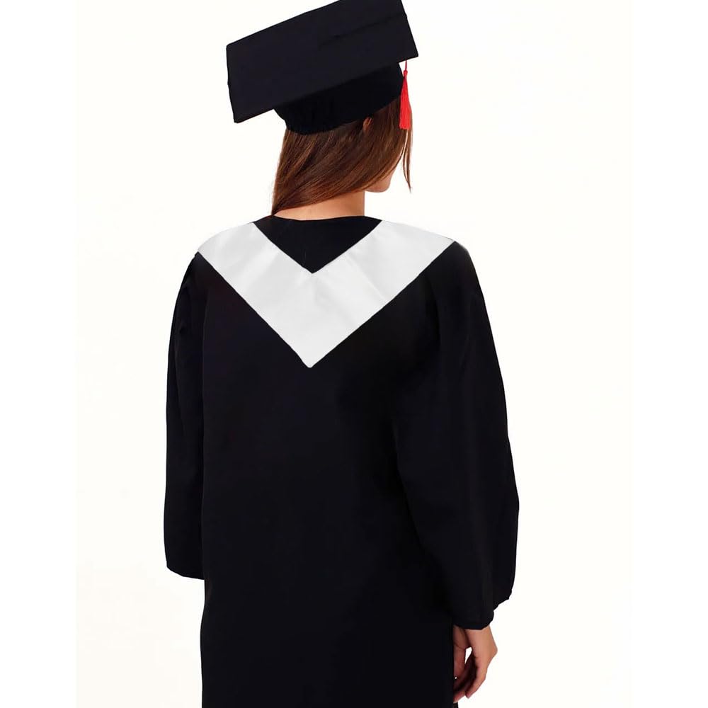 Graduation Stole Graduation Sash Graduation Stole Class of 2025 White Graduation Stole White Sash Honors Graduation Stoles Graduation Shawl Sublimation Stoles Blanks White Stole Graduation to Write on Linsuminn