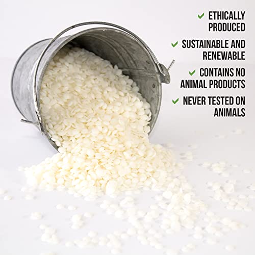 American Soy Organics Freedom Coconut Soy Wax Beads for Candle Making - Natural Candle Making Supplies - Paraffin-Free,Beeswax-Free Coconut Candle Wax for Container Candles,Tealights, Wax Melts 5 lbs American Soy Organics