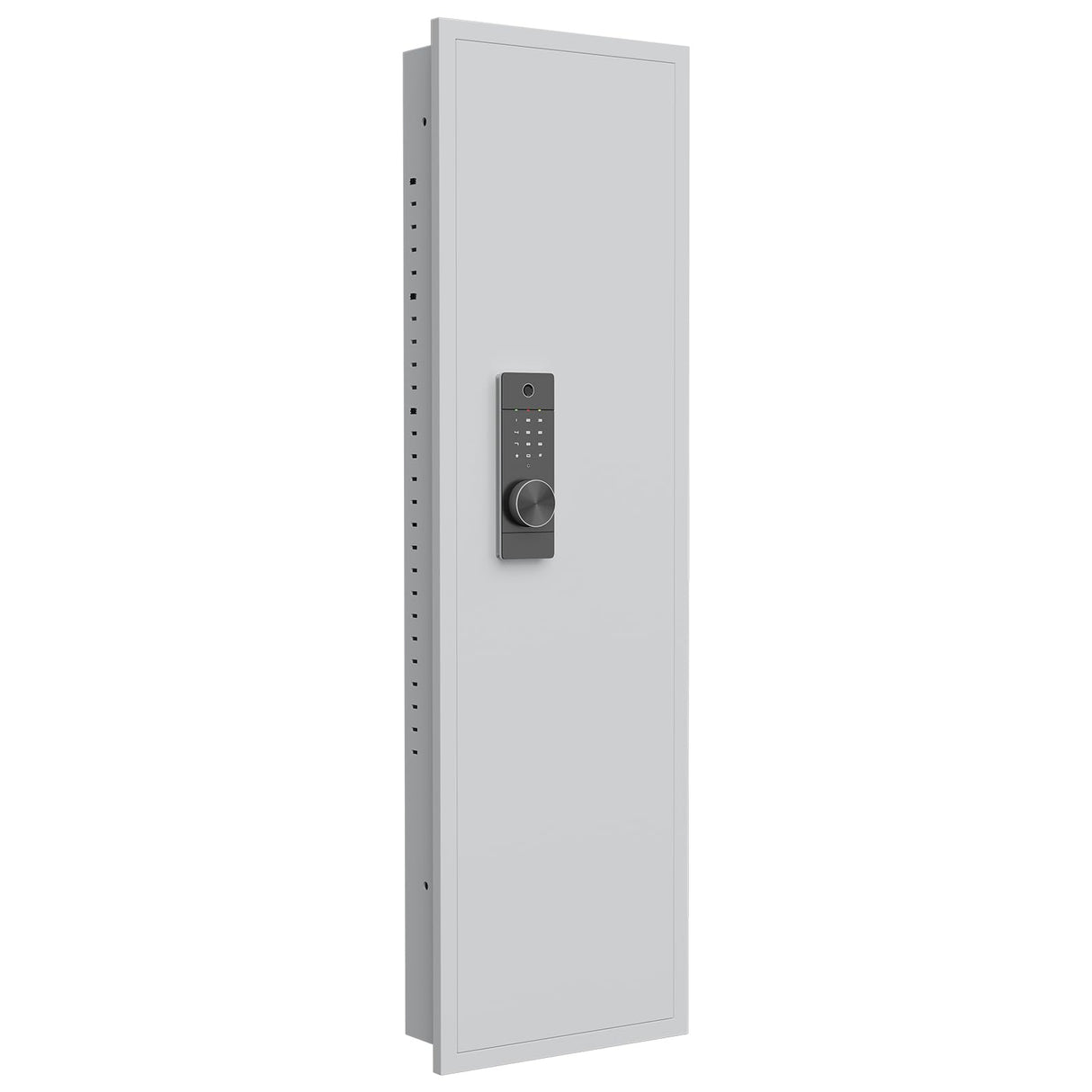 Secure In-Wall Gun Safe for Rifles and Pistols with Touch Screen Panel, Gun Cases for Shotguns with Heavy-Duty Steel Construction, Dual Alarm System, Locking Gun Cabinet for Home Use MEETFAV